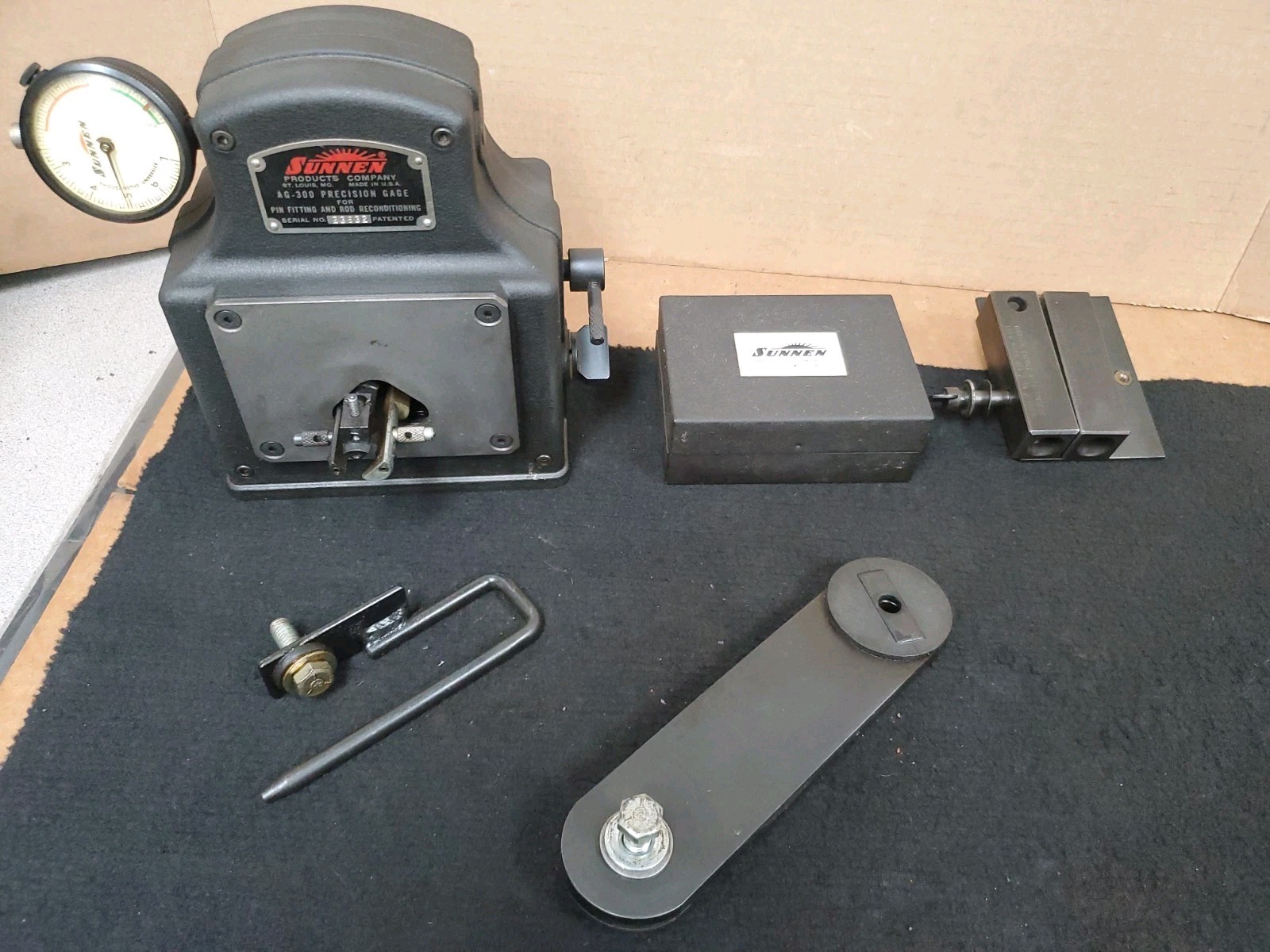 Sunnen AG-300 Gauge And Tooling FROM SINGLE PERSON SHOP AG340 INCLUDED