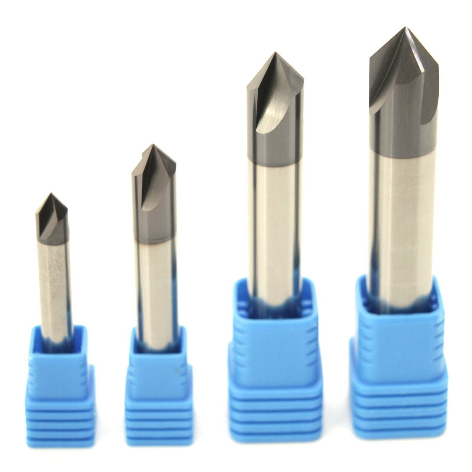 HRC55 Solid Carbide 90° Degree Chamfer Mill Milling Cutter 0.5mm-12mm – AlTiN