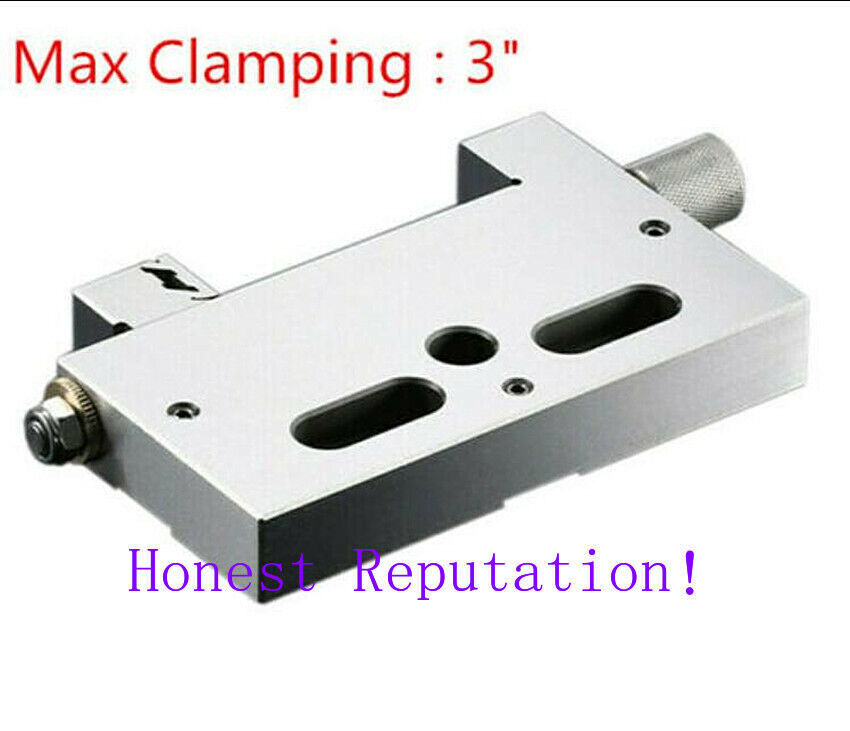 CNC Wire EDM Cut High Precision Vise Stainless Steel 3″ Jaw Opening 3 Kg Clamp