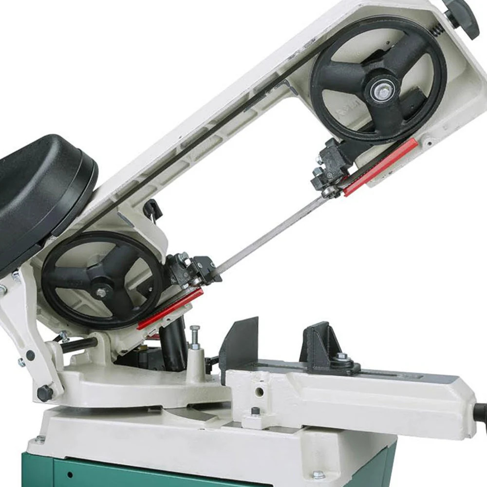 Grizzly G9742 110V 5 Inch x 6 1/2 Inch HP Metal-Cutting Bandsaw With Swivel Head