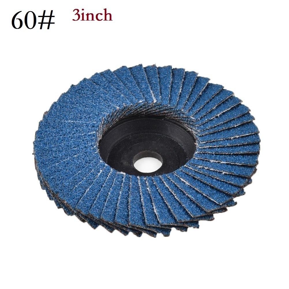 Grinding 75mm/3 Wheel Flap Discs Angle Grinder Sanding Disc Wood Abrasive Tool