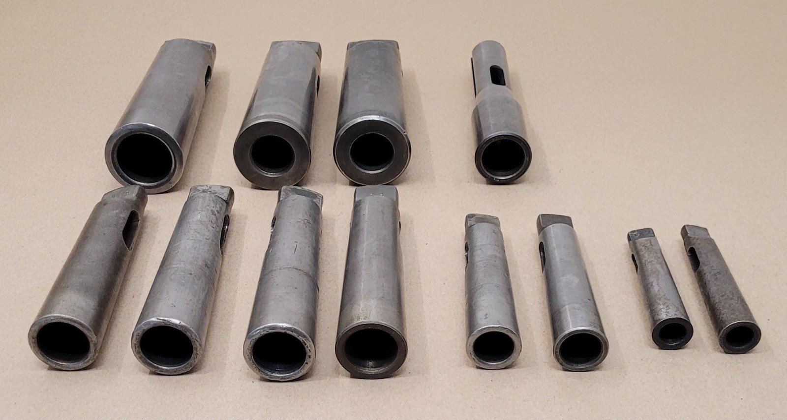 Set of 12 Morse Taper/R8 Holder Sleeves