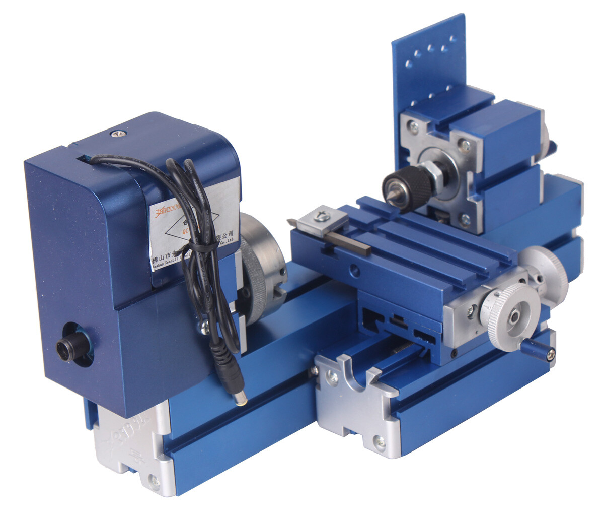 Mini Lathe Machine DIY Metal Tool CNC Benchtop Wood Lathe Woodworking For Hobby