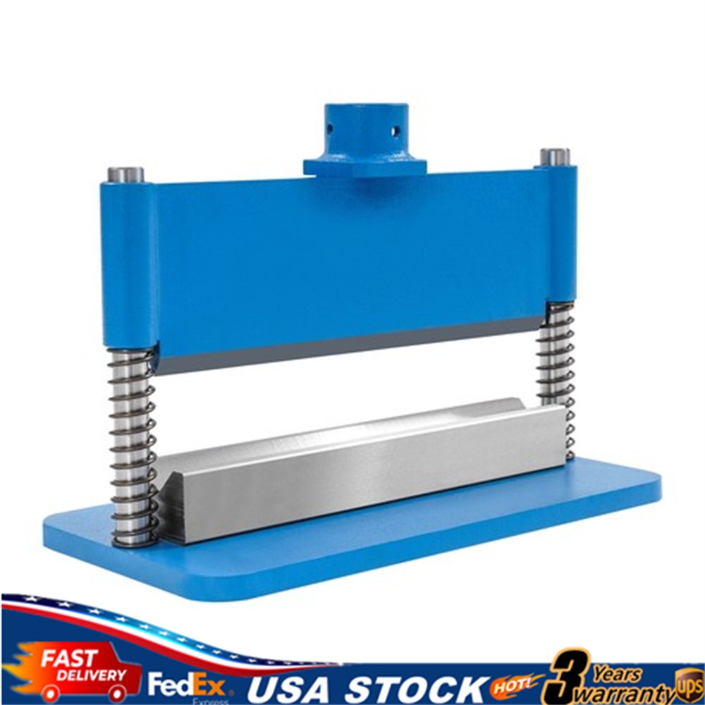 12″ Dual Spring Design Press Brake Attachment for Hydraulic Shop Presses Blue