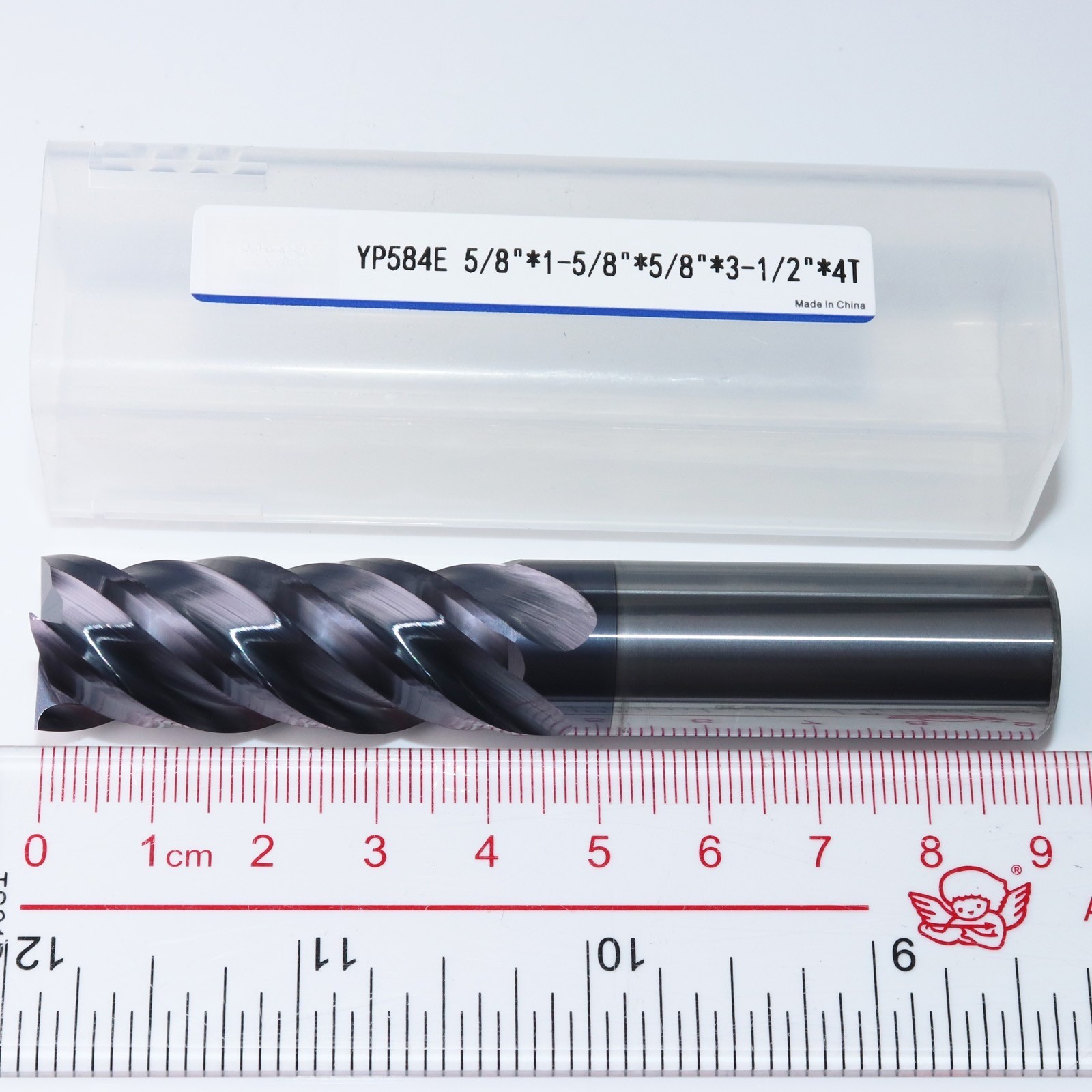 1PCS 5/8″ Square Endmill 4Flute AITiCrN Coating Solid Carbide milling cutter