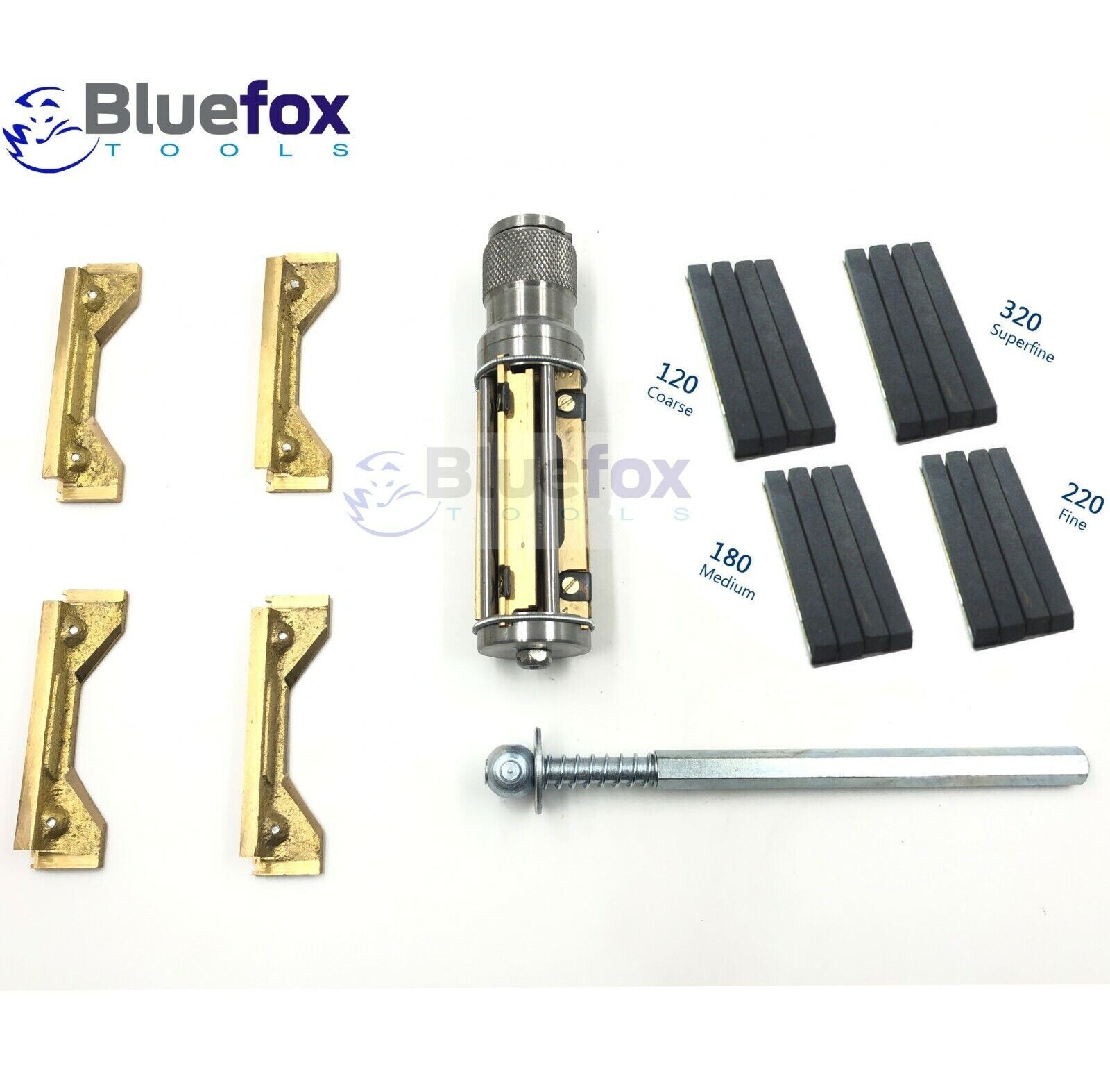 Cylinder Engine Hone Kit 34mm to 60mm Honing Machine + 4 Set Honing Stones