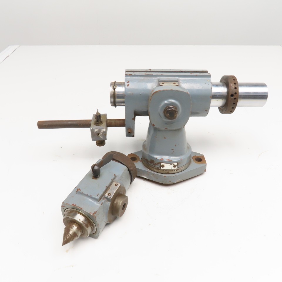 K.O Lee Style Hobbing Hob Grinder Mill Work Head Fixture & Dead Center