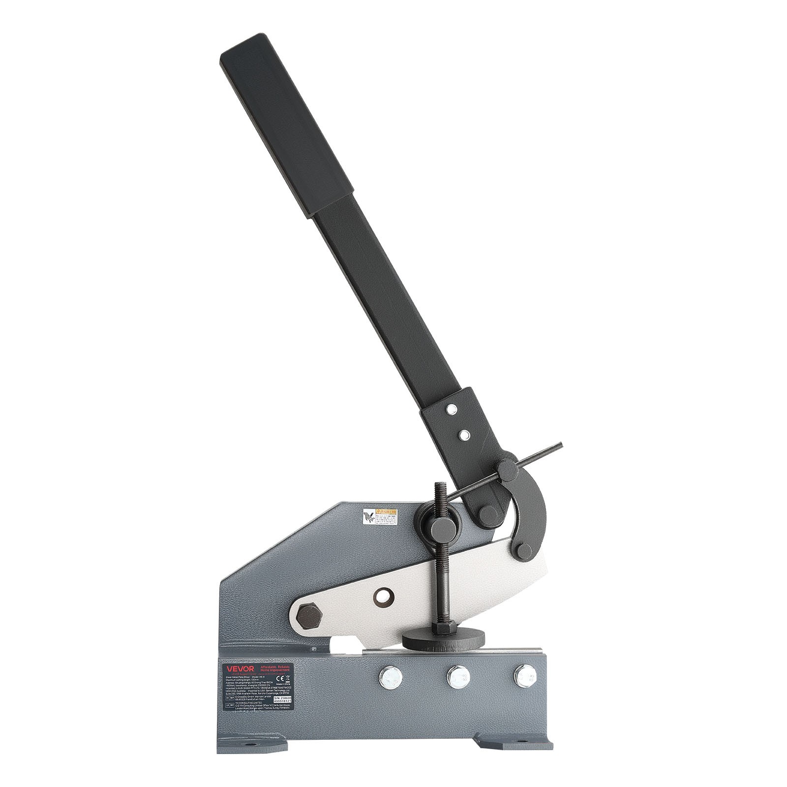VEVOR 6 in Sheet Metal Shear Manual Hand Plate Benchtop Cutter Processing Q235