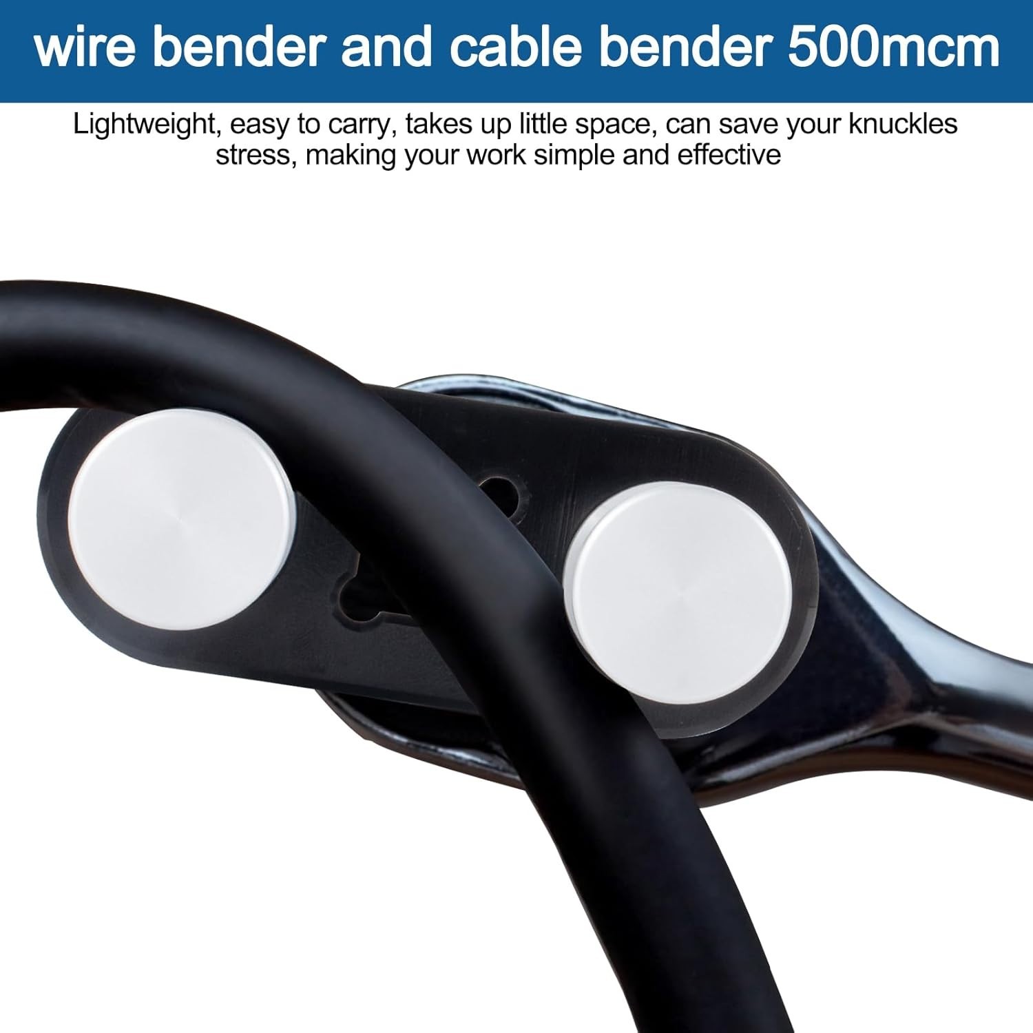 Cable Bender Tool Maximum Bend 500 MCM Hand Powered Wire Bender