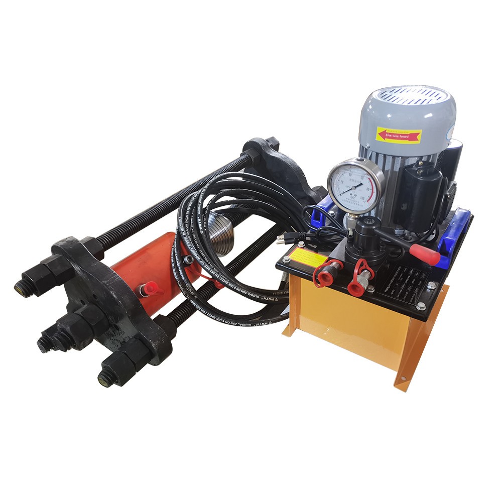 110V Portable Line Boring&Welding Machine Kit w/70T Hydraulic Crawler Pin Press