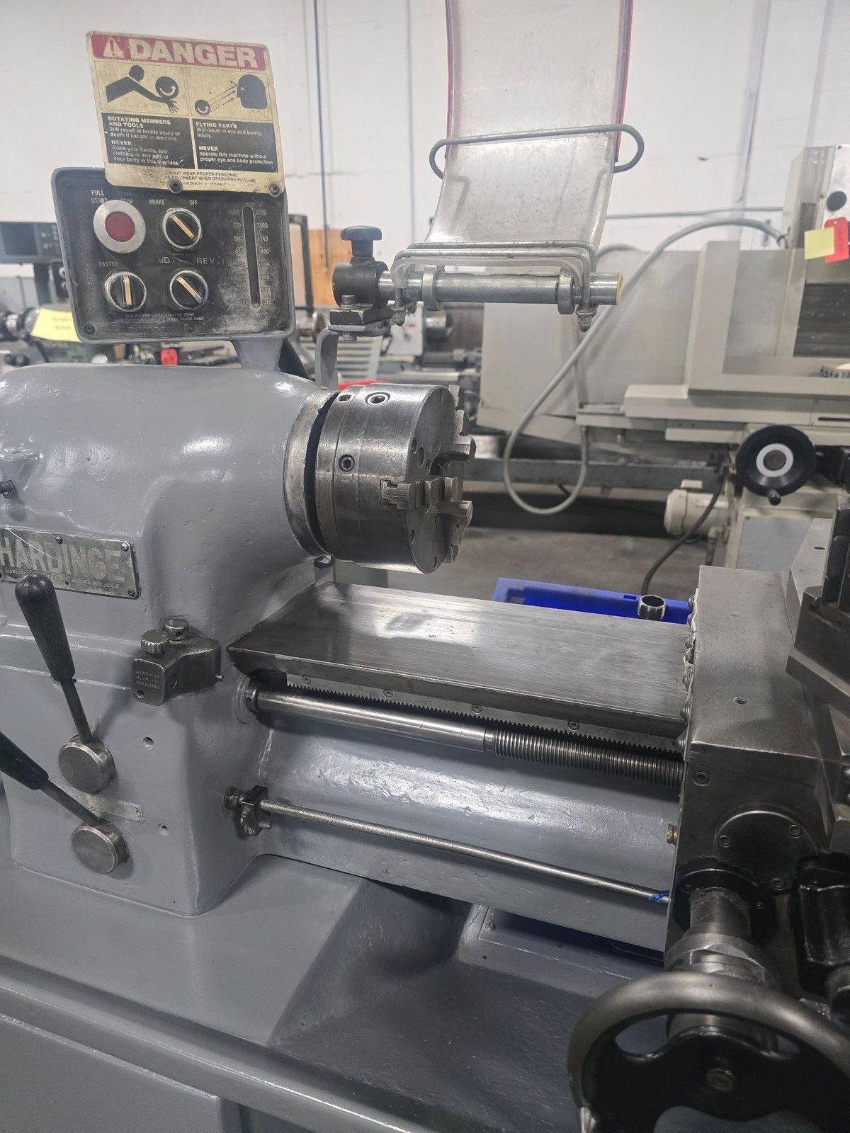 11”x18” Hardinge HLV-H-EM Tool Room Lathe w/Inch/Metric
