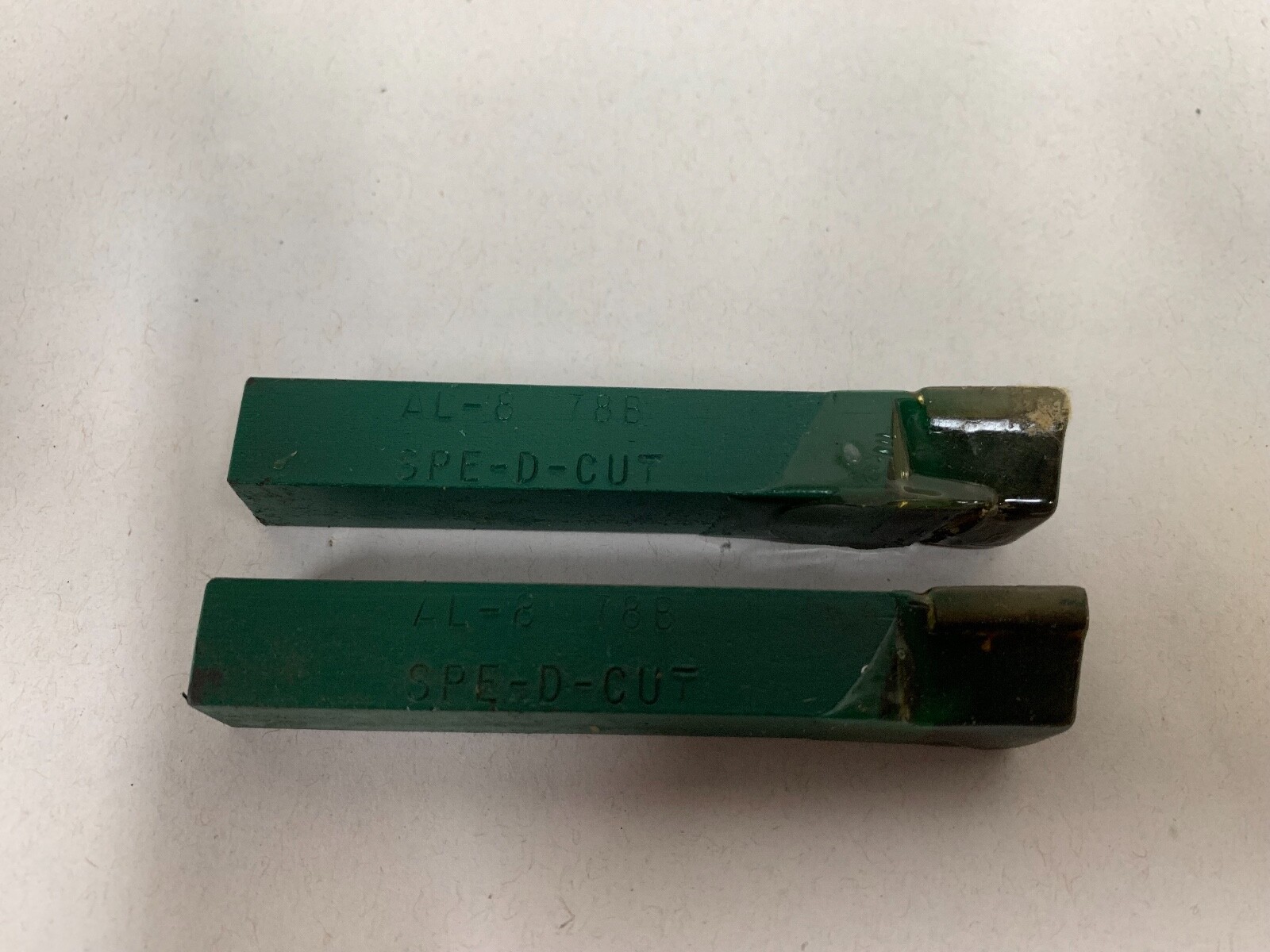 (2) UNUSED Spe-D-Cut AL-8-78B Carbide Tip Lathe Tooling Cutter Cutting Tool (A8)