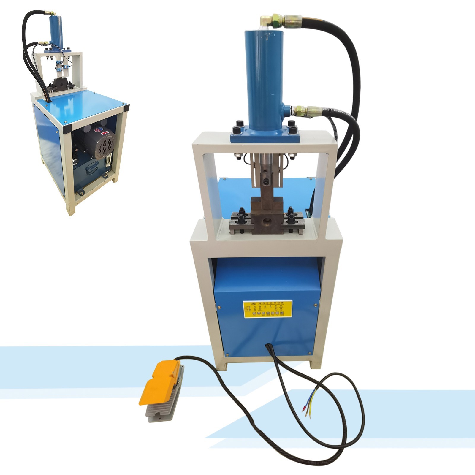 Hydraulic Arc Punching Machine Square & Round Tube Hole Punching Machine 220V