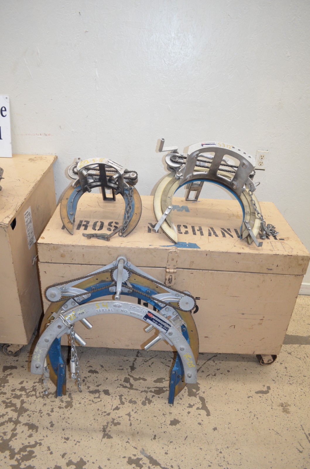 5 H&M Pipe Beveling Saddle Machines 2″ to 30″ Models 0, 1, 2, 3, & 30 w/ Extras