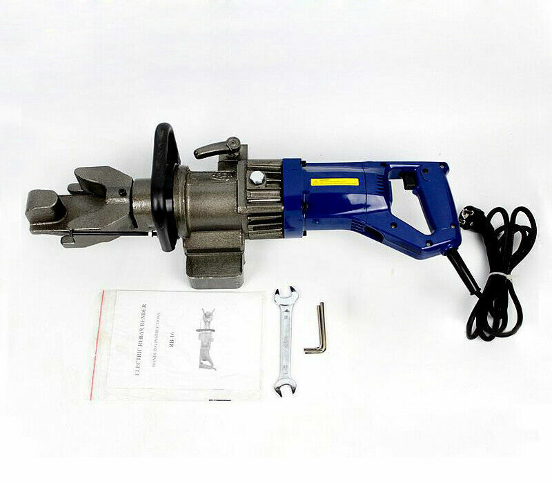 800W 16mm Rebar Bending Machine RB-16 Handheld Electric Rebar Bender SteelBender