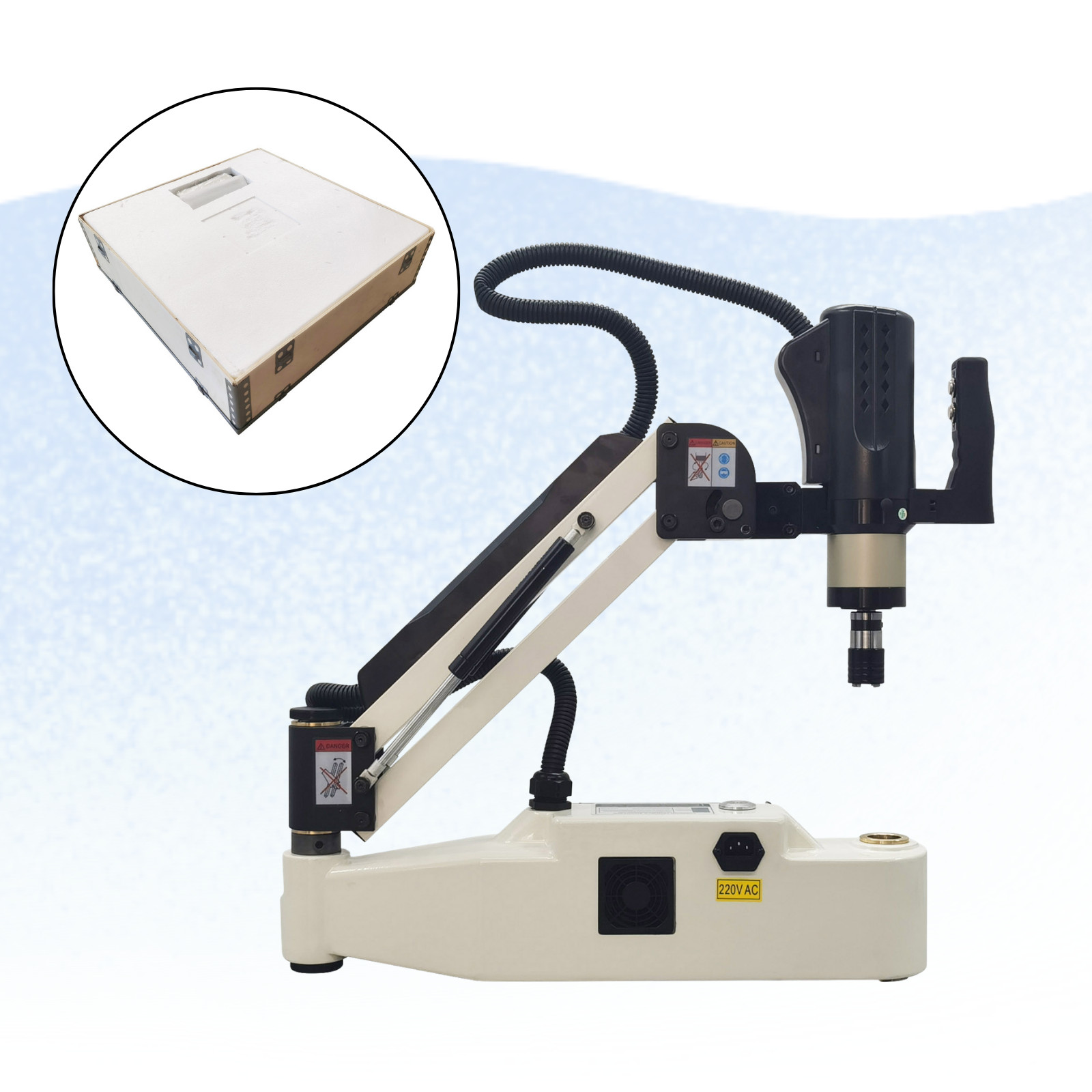 M3-M16 Vertical Electric Touch Tapping Machine 220VCollet Thread Processing Tool