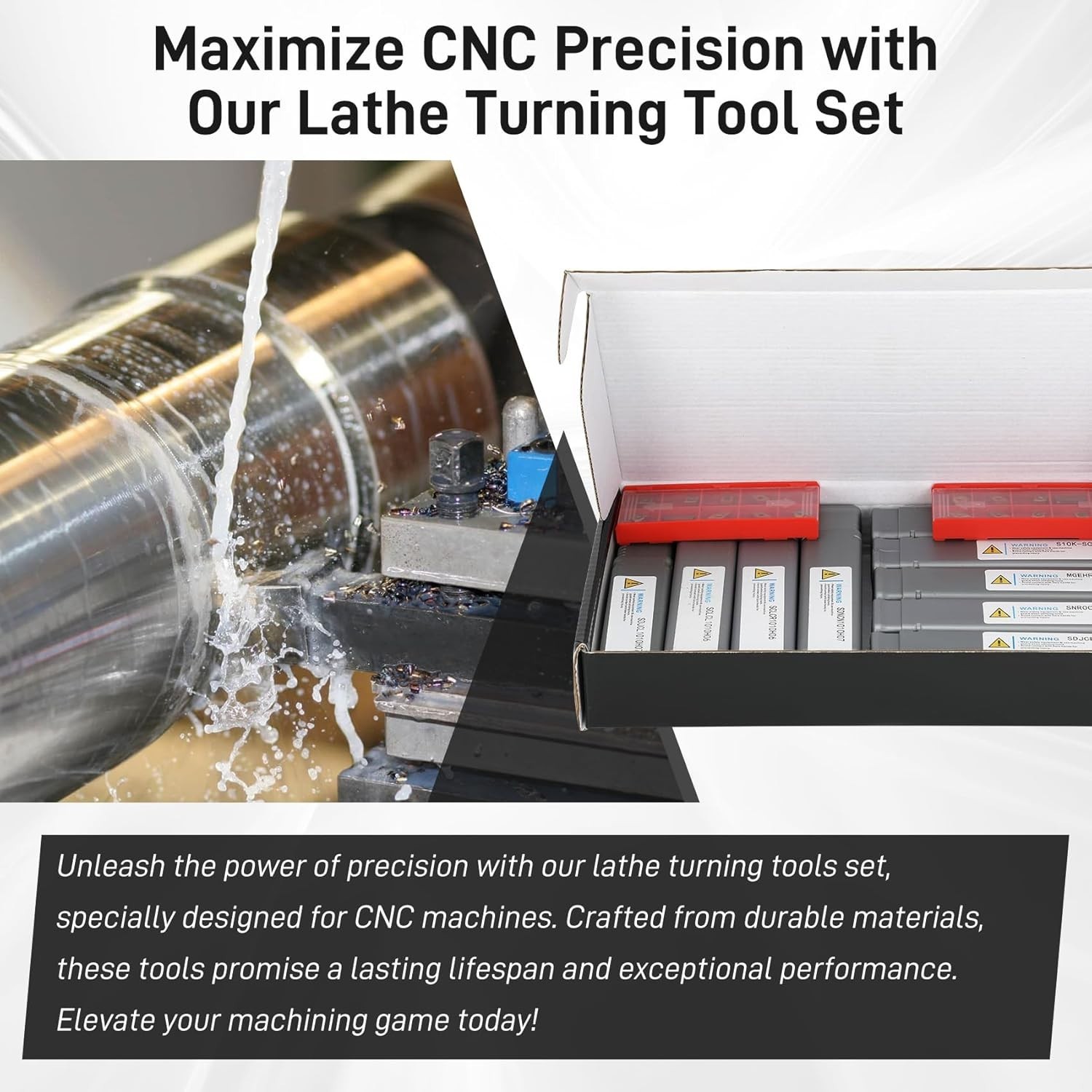 Versatile Lathe Turning Tool Set for Pros & DIYers—Smooth Cuts & User-Friendly