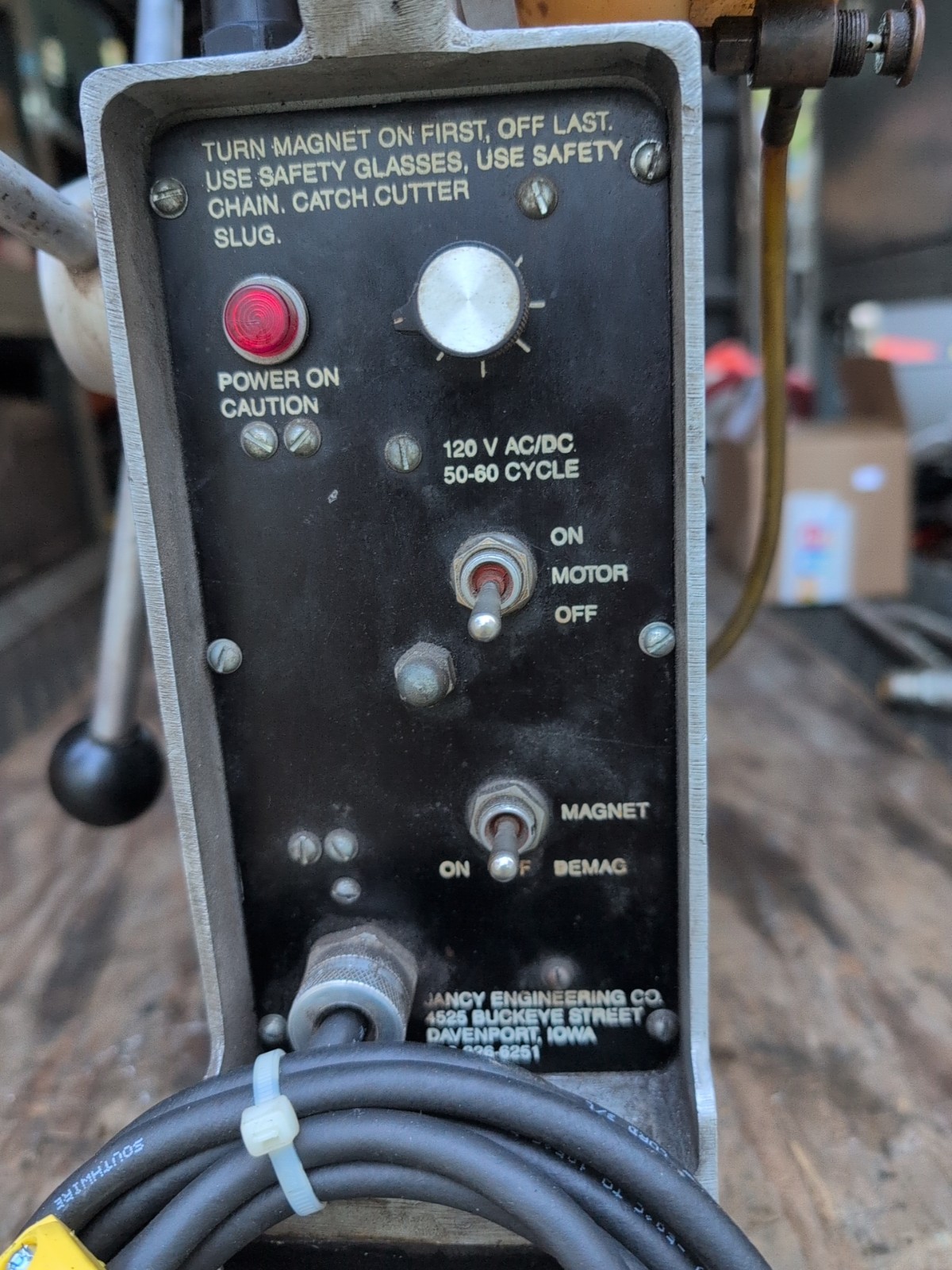 JM 2000NV Jancy Slugger 120V Magnetic Drill
