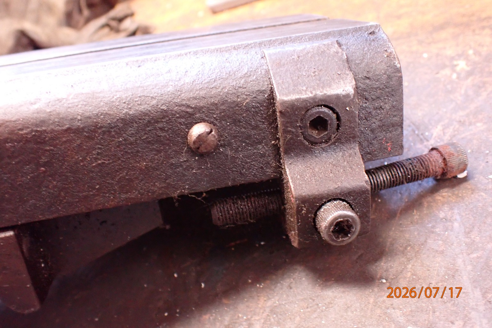 OLDER TOOL SLIDE ASSEMBLY FOR PRECISION METAL LATHE POSSIBLE HARDINGE