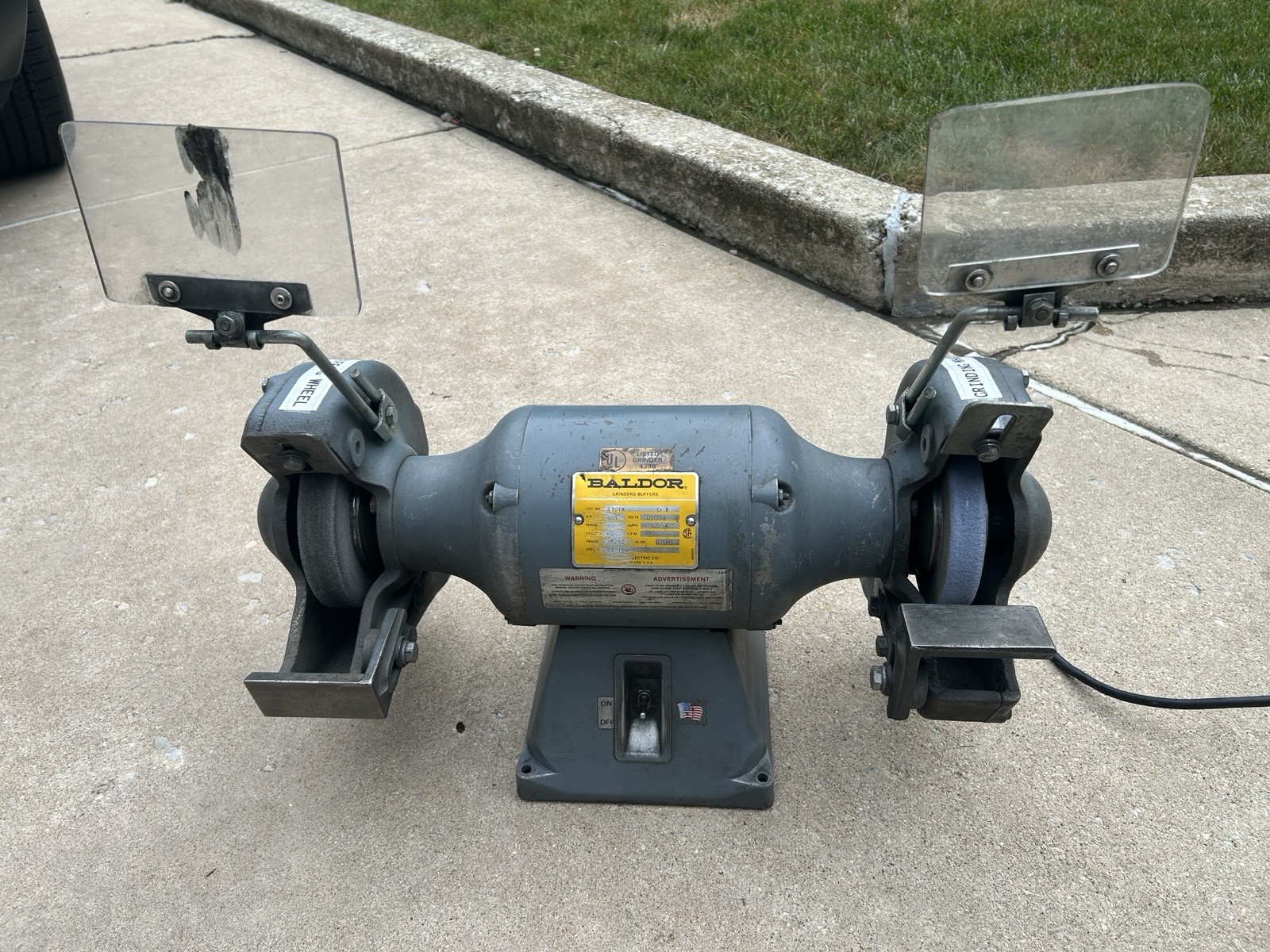 Baldor 8107W 8” Industrial Bench Grinder 3/4HP 3600RPM 115/230V USA