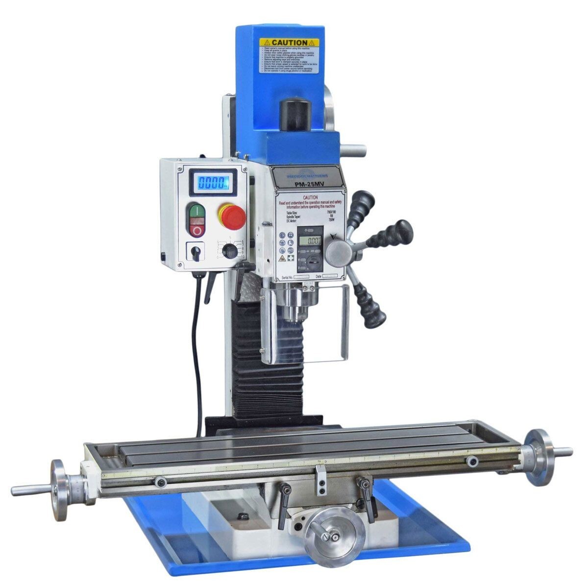 PM-25MV Precision Benchtop Milling Machine, stand Included! – A step above!