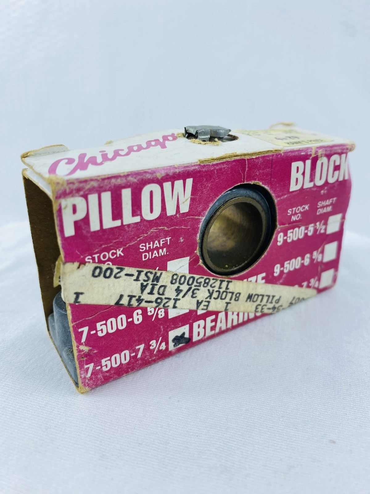 Chicago Die Casting 7-500-7 Pillow Block Bronze Bearing for 3/4″ Shaft Diameter