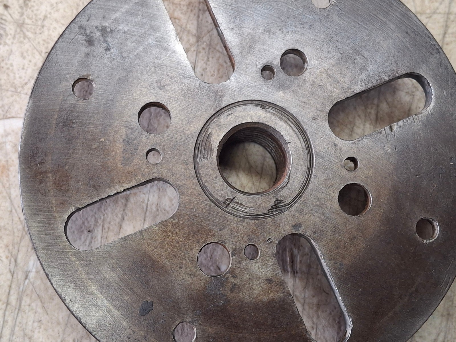 Vintage Atlas Craftsman L3 160 Lathe Dog Face Plate 6″ 8 TPI