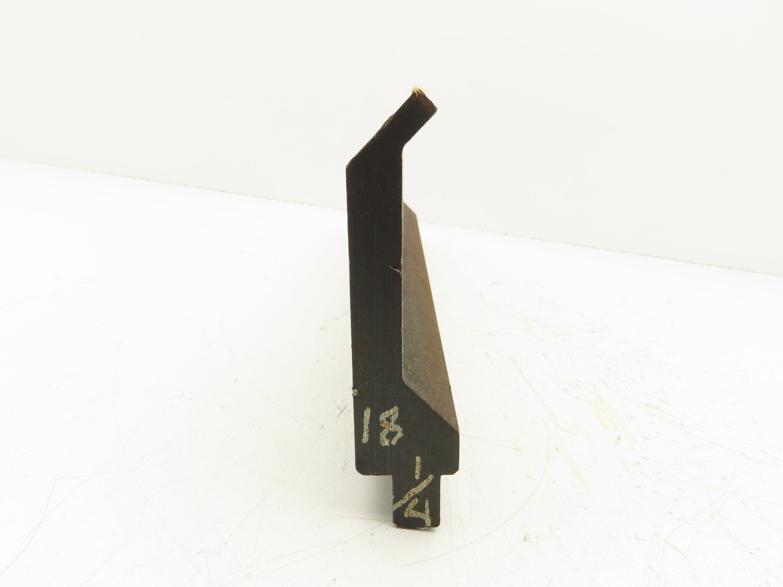 Press Brake Gooseneck Punch Die 18-1/4″ Long 90° V 1/4″ Finger 3-3/4″ H