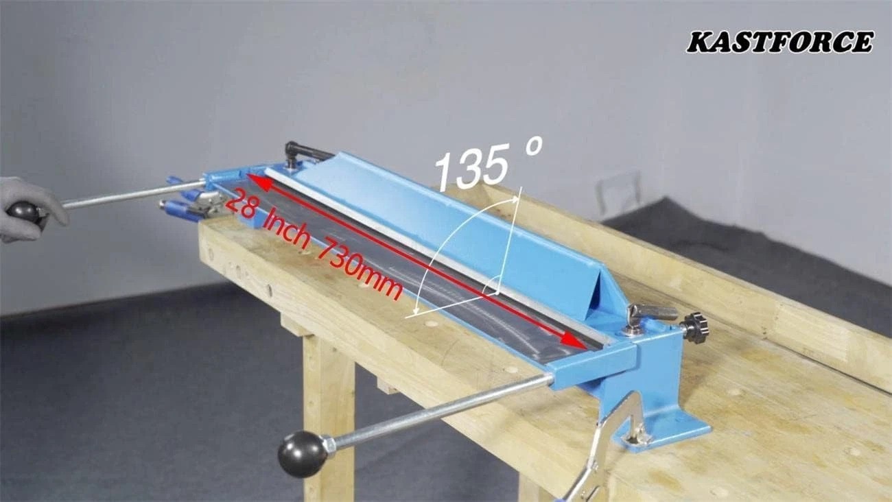 Heavy-Duty 28 Inch Steel Bender – Adjustable Metal Folding Brake 1.2mm Capacity