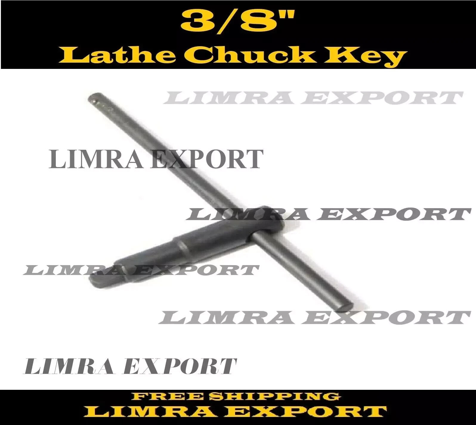 3/8″ Lathe Chuck Key Heavy Duty – Lathe Wrench I Made In India. EXPRESS SHIP