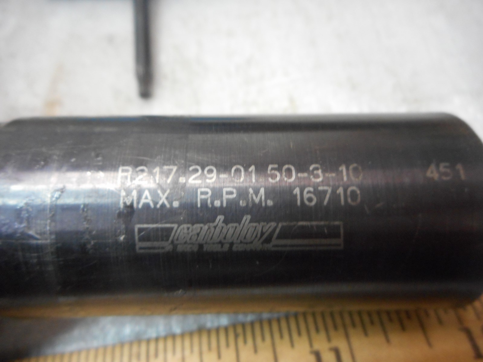 CARBOLOY 2.25″ INSERT Milling Cutter R217.29-01.50-3-10 1-1/4″ Shank W/ CARBIDE