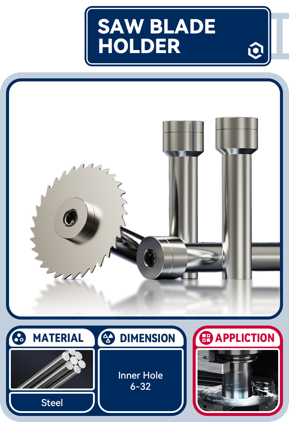 Milling Cutter Slitting Saw Blades Alloy Steel Arbor CNC Slotting Machining Tool