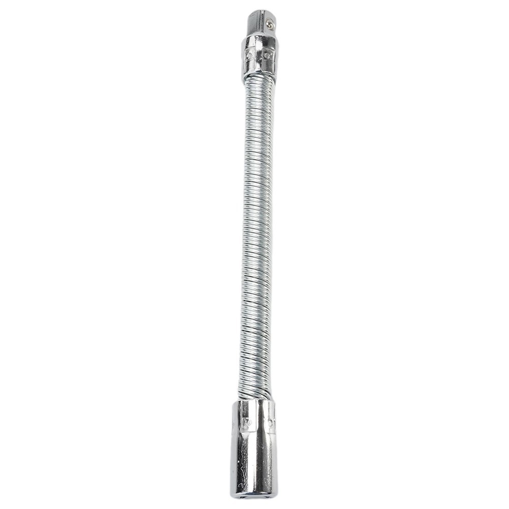 Socket Extension Flexible 45#steel 90-degree Bend Polished Chrome Plating