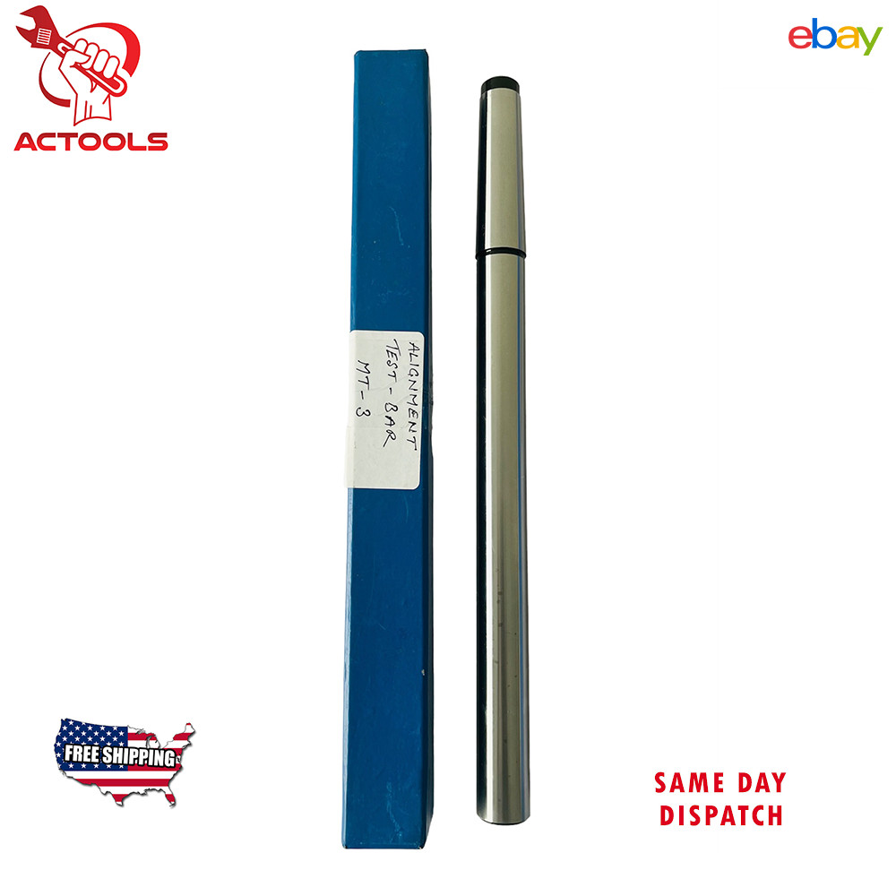 MT3 Lathe Parallel Alignment Test Bar Mandrel (Morse Taper MT3)- Alloy Steel EN