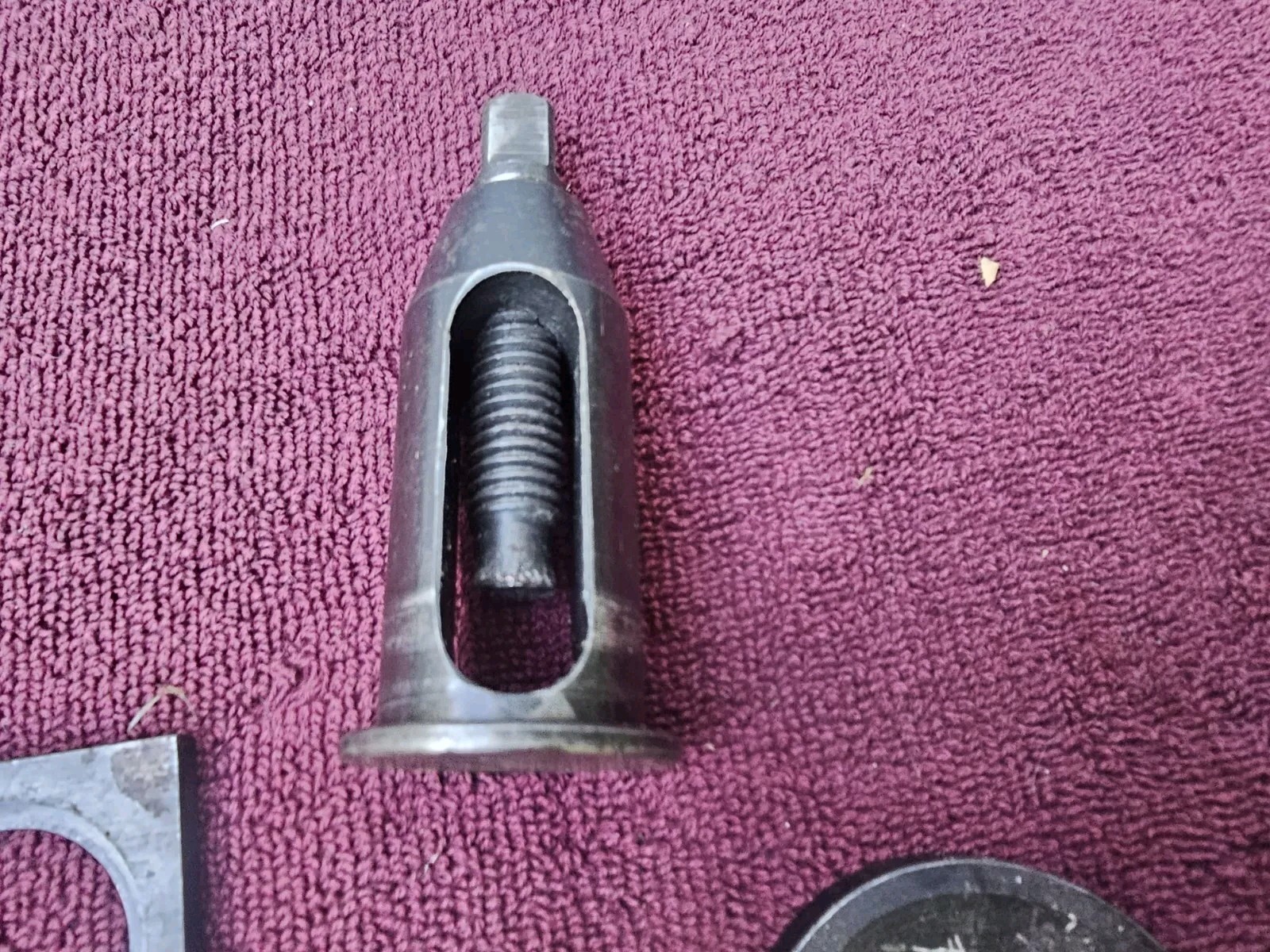 Vintage Lantern Tool Post Holder 1-15/16″ x 2″ x 1/4″ Plate, 1-1/4″ Dia.