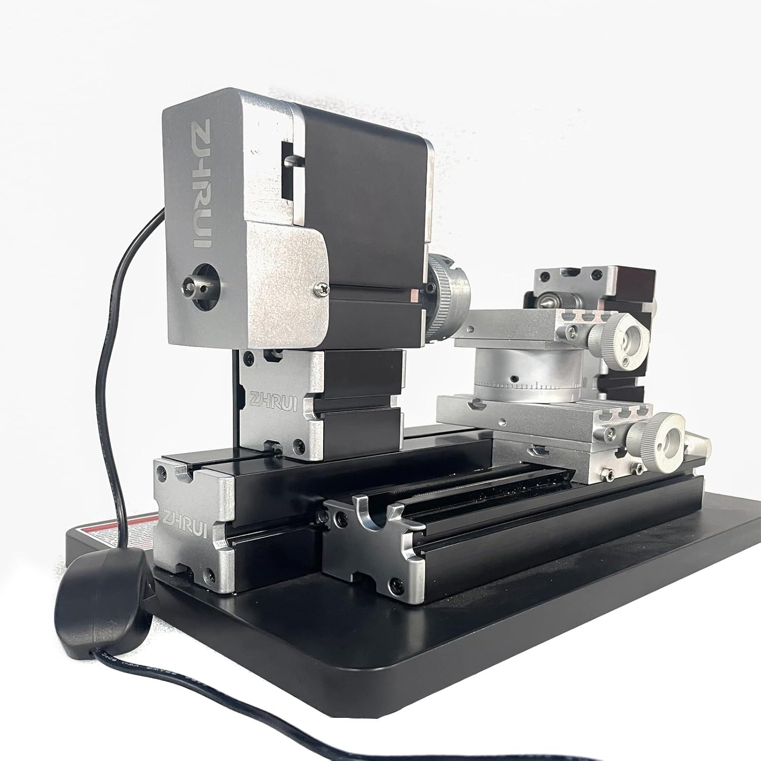 High Power 60W Powerful Mini Metal DIY 4-Axis Rotating Lathe Lathes Machine Tool