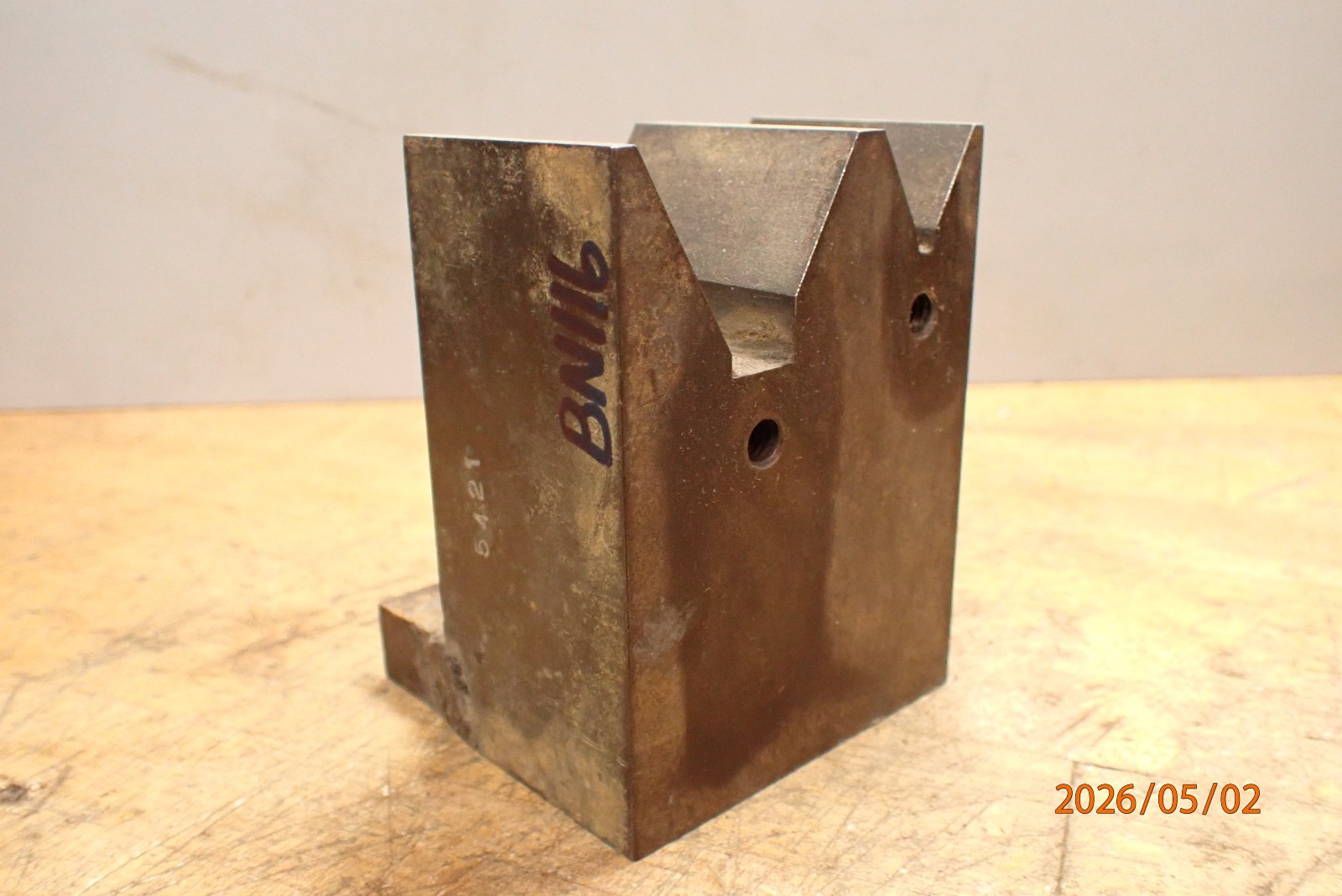 LOT BN116: MACHINIST SETUP WORK HOLDING V-BLOCK JIG FIXTURE TOOLING