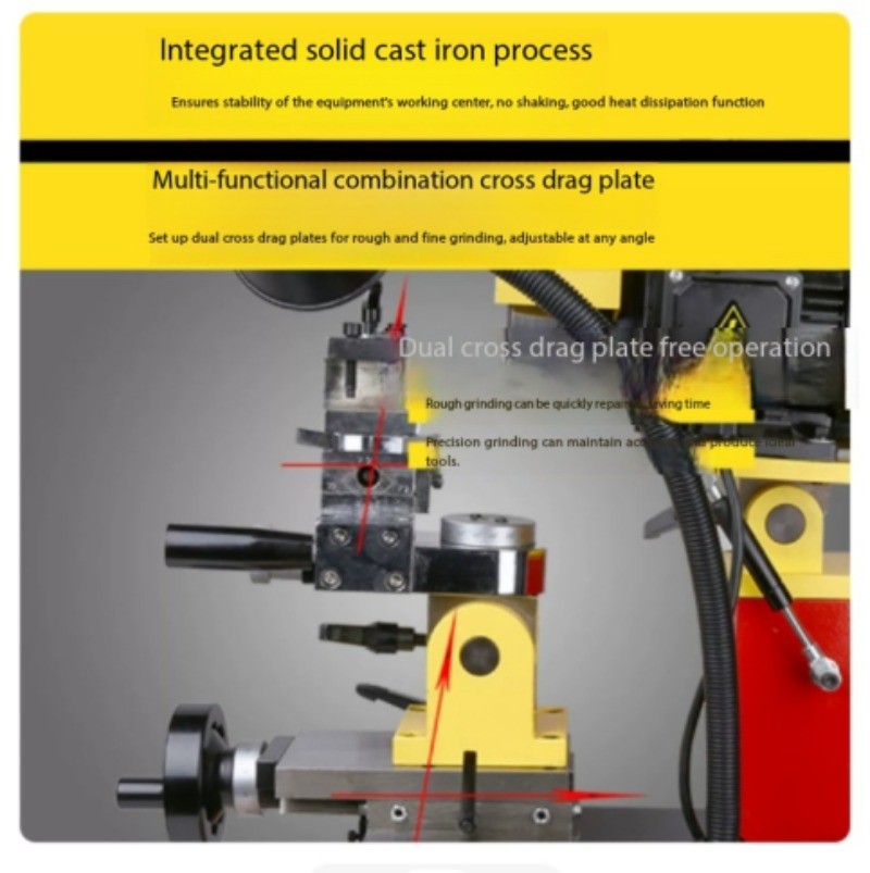 Welded Thread Turning Tool Grinder | Multi-Function Alloy Regrinding Machine