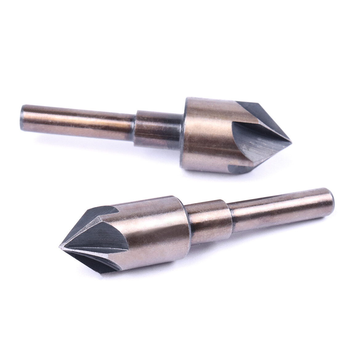 Countersink Drill Bit Set, 5 Flute Chamfering Cutter for Metalworking, High Spee