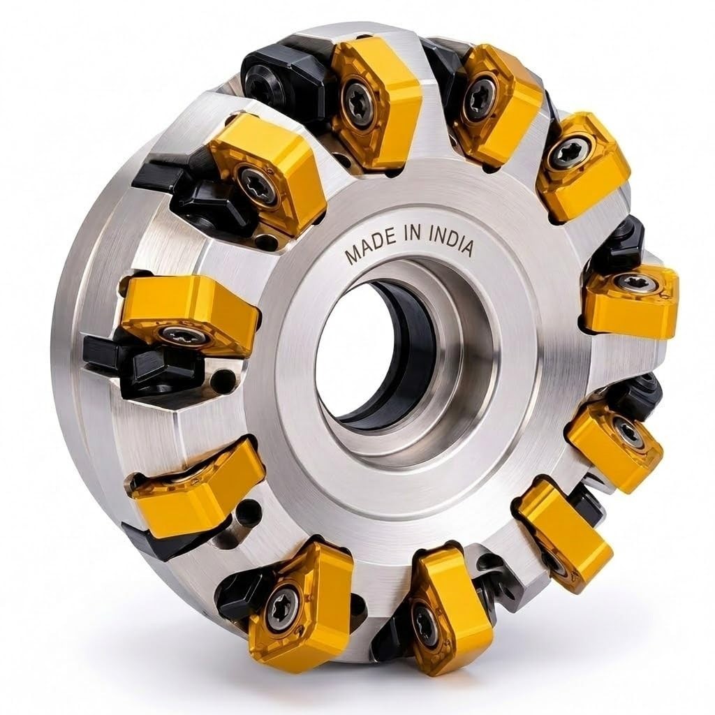 Indexable 45° Face Mill Cutter Body for SN1206 Inserts CNC Milling Tool