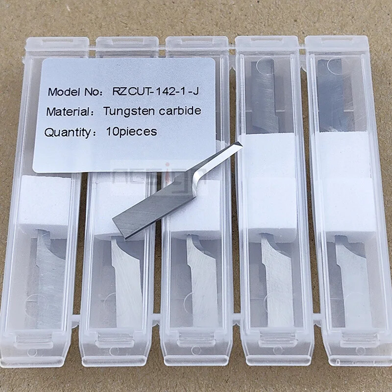 10PCS RZCUT-142-1 Tungsten Carbide OscillatingBlade Knife Ruizhou CNC Machine