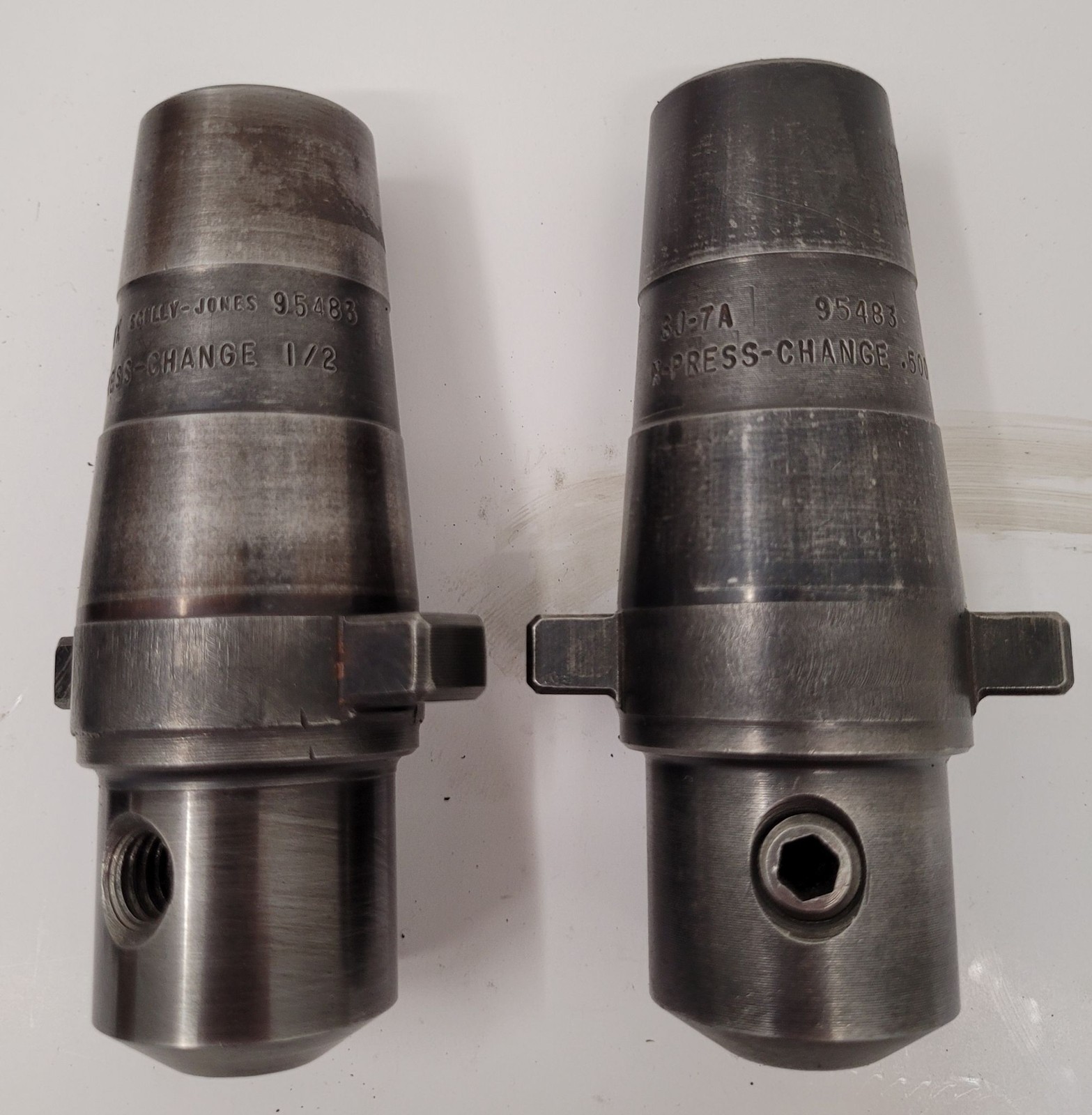 Scully Jones Xpress Change End Mill Holder – Lot of 9 – Various Sizes