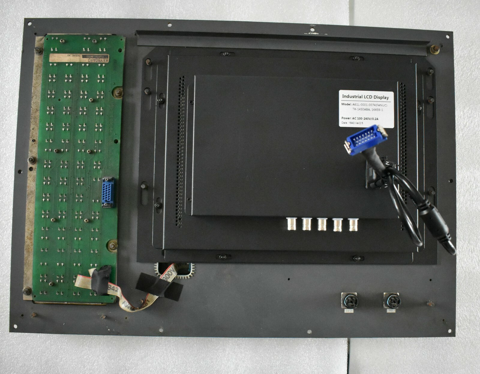 DIRECT LCD MONITOR REPLACEMENT RETROFIT FOR FANUC A61L-0001-0074
