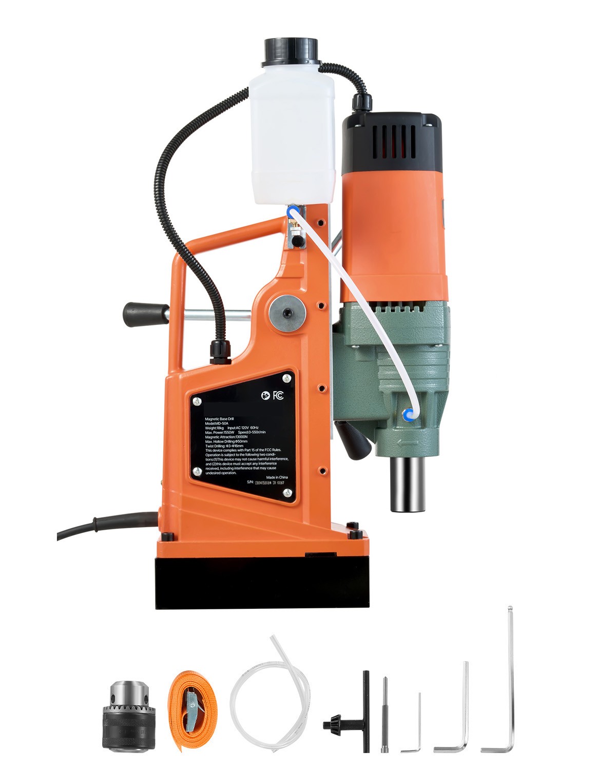 Uimoso Magnetic Drill Press, 1550W Power, 2″ Coring Capacity, 2922 lbf