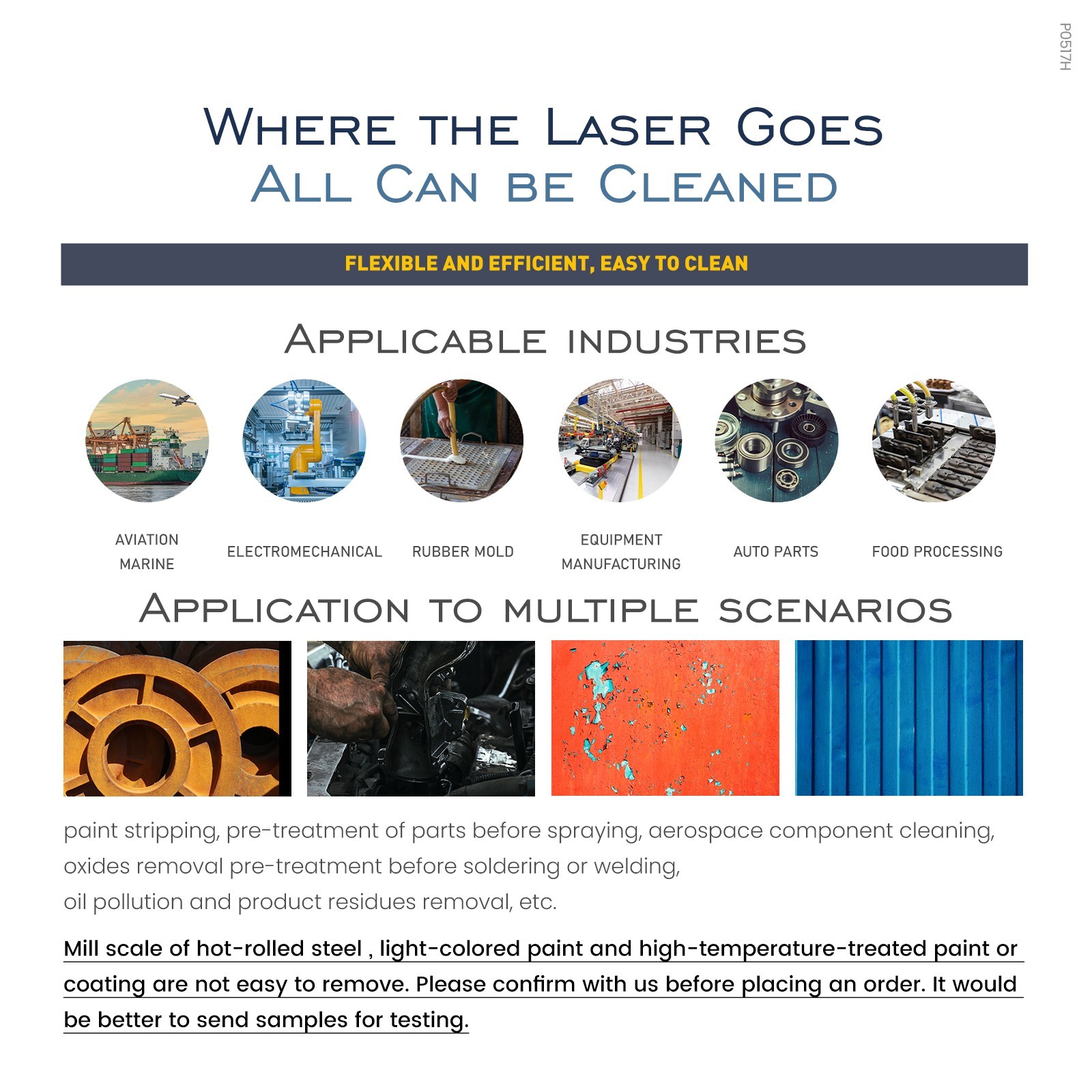 Used SFX Integrated Laser Cleaning Machine 2000W for Metal Rust & Paint Removal