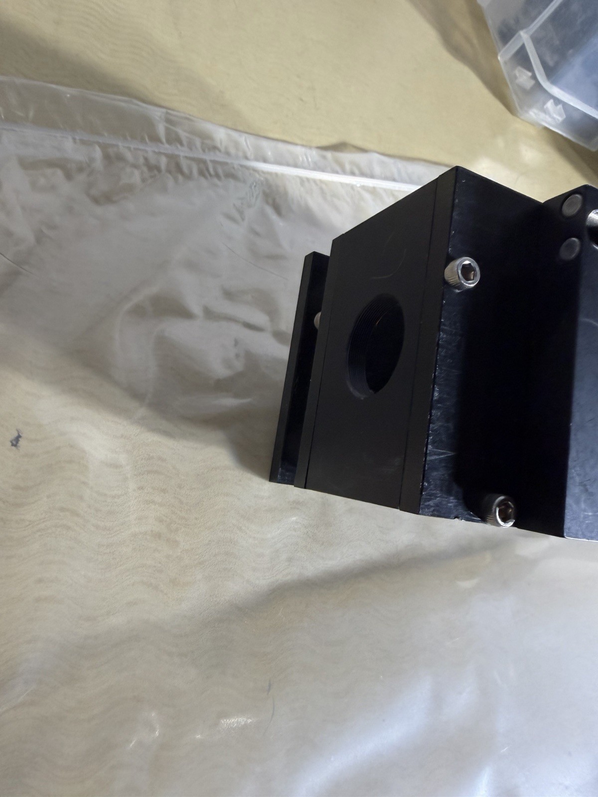 Percent Attenuation Optical Laser Breadboard pulled off PhotoScribe LMS UV Laser
