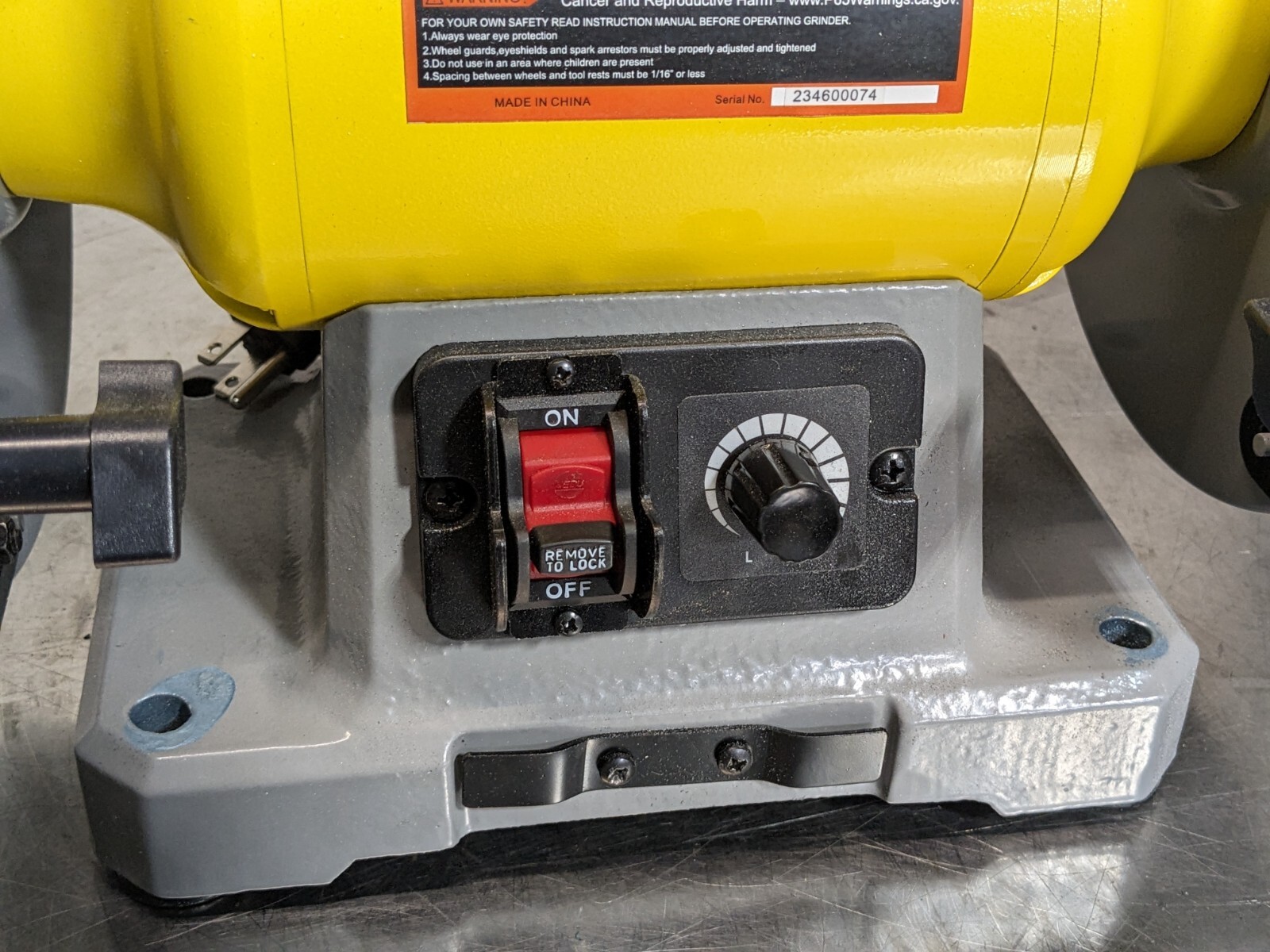 Enco Variable Speed Bench Grinder w/ LED Light 8″ Wheel Dia. 120v Parts / Repair