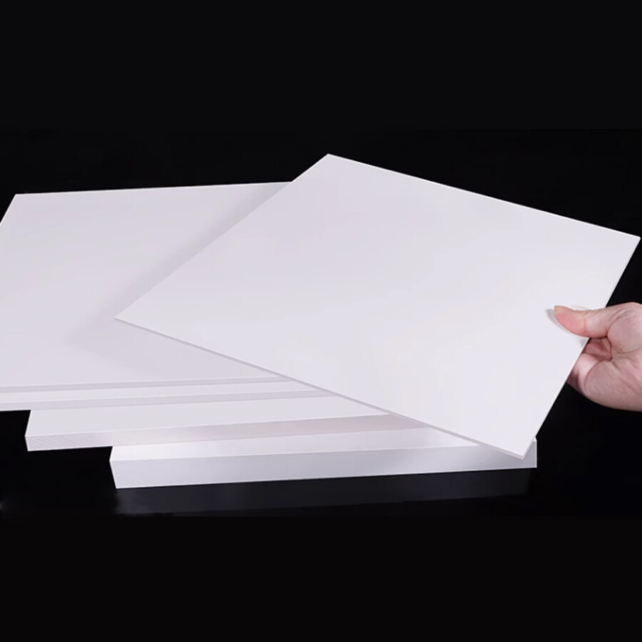 White PTFE Sheet Plate Thick 0.5mm to 30mm Polytetrafluoroethyle Plastic Panel