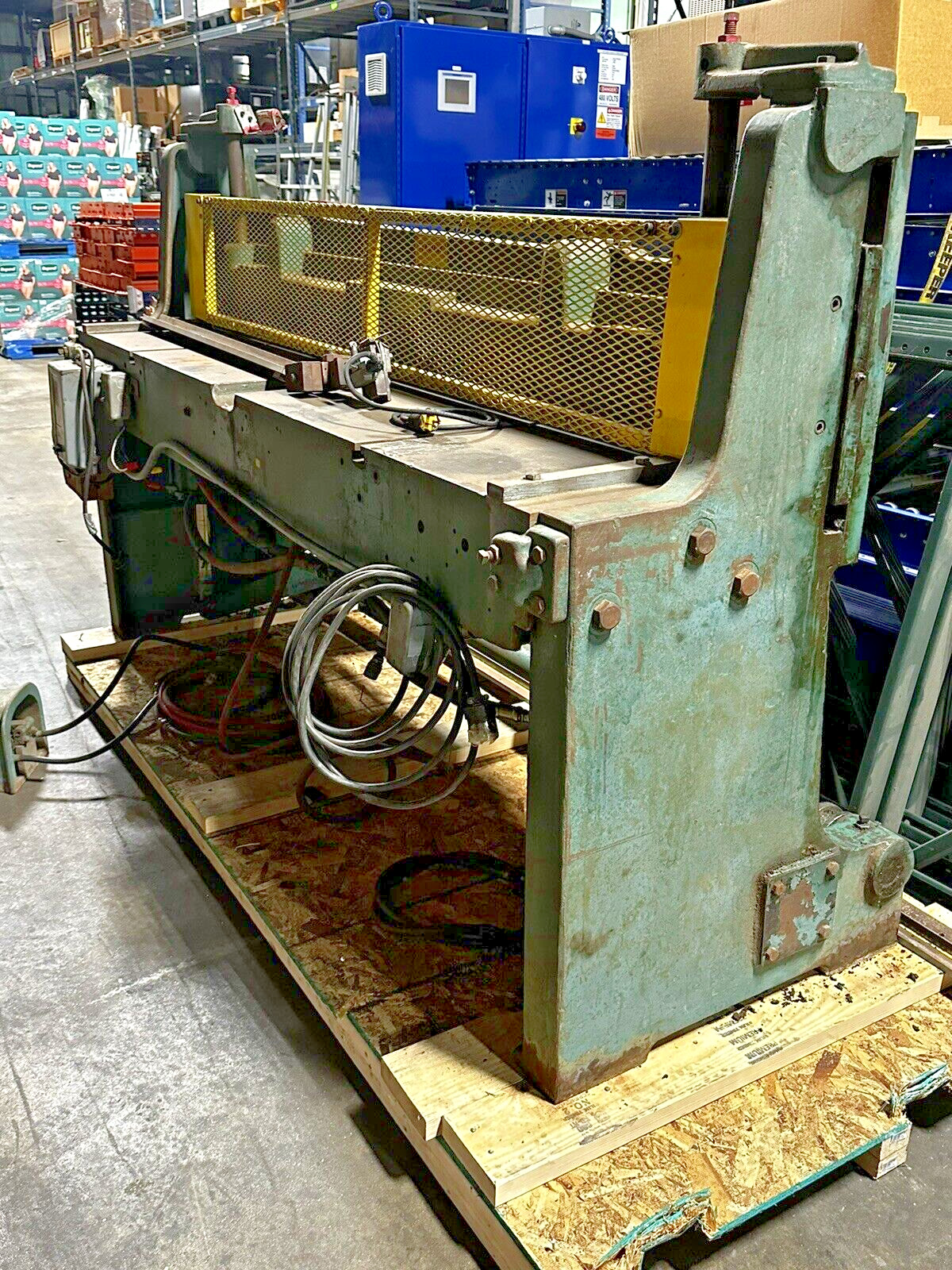 Wysong A-72 Shear 84″ 7ft Air 18Ga Guillotine Pneumatic Sheet Metal Working FLR