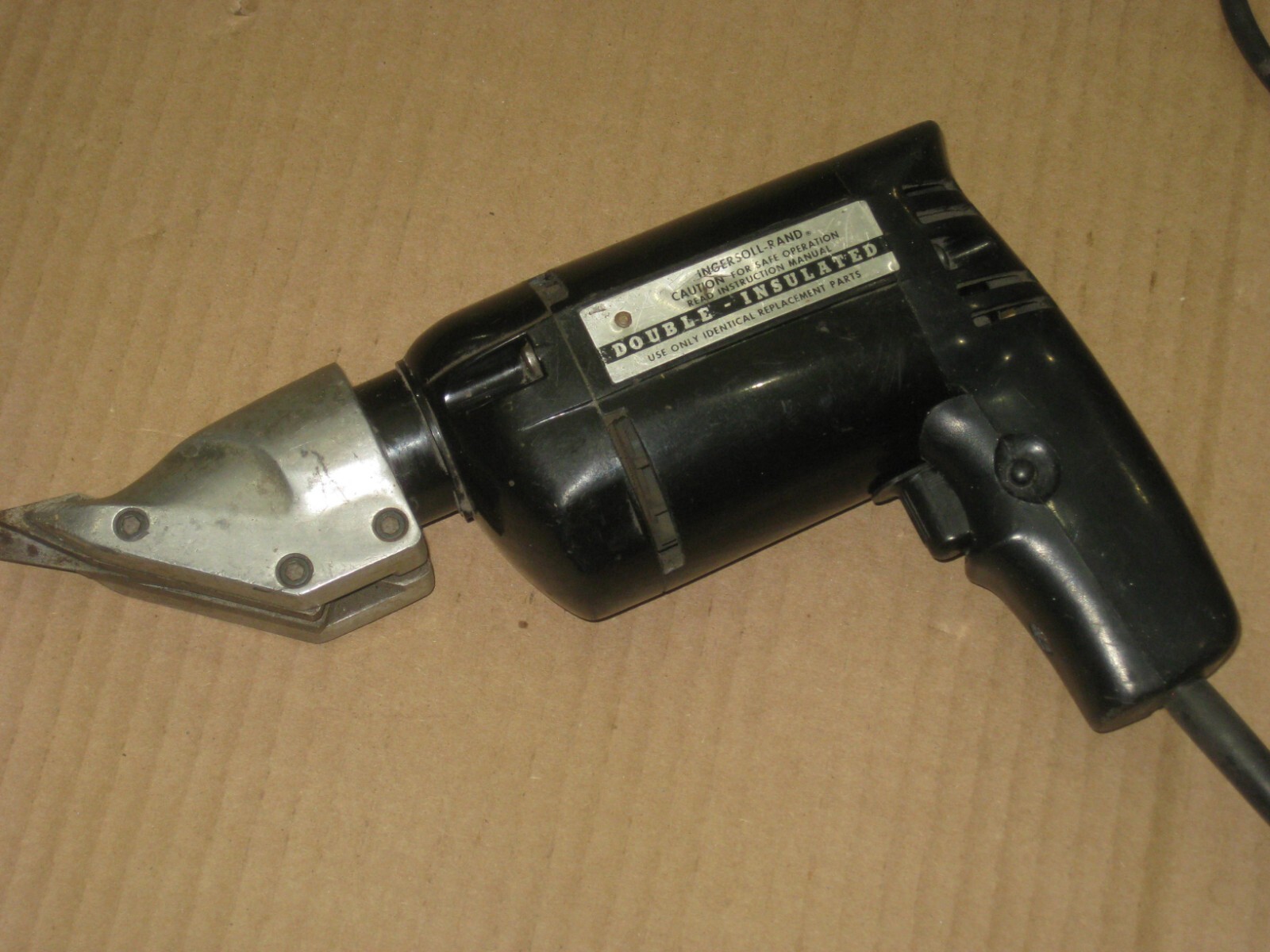Ingersoll Rand Model 7754 Corded Electric Metal Shear – Good Condition